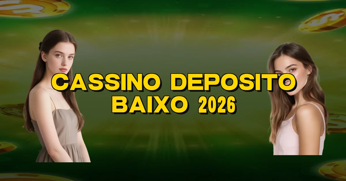 Cassino Deposito Baixo 2026 Oficial