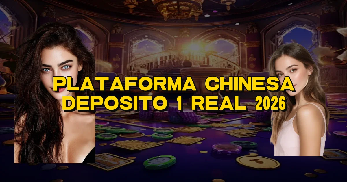 Plataforma Chinesa Deposito 1 Real 2026 Oficial